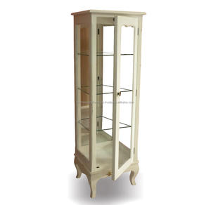 Mueble francés de salón, vitrina, 1 puerta de cristal, mueble de caoba, Indonesia - Product Image 2