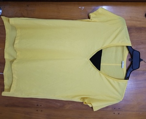 Lote de existencias de prendas de Bangladesh/envío Cancelar la temporada de verano Camiseta de color sólido para mujer para uso informal Material de algodón para primavera - Product Image 2