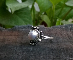 2017 à la main bague en argent sterling bague en pierre - Product Image 3