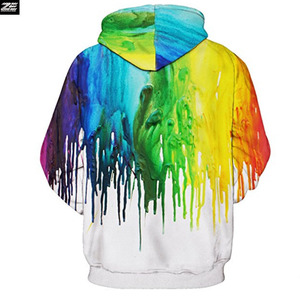 เสื้อฮู้ดดี้ผู้ชายคุณภาพสูง พิมพ์ลาย 3 มิติ แบบถักทอเต็มตัว ปรับแต่งได้ บุผ้าฟลีซ มีไซส์ใหญ่พิเศษ - Product Image 6