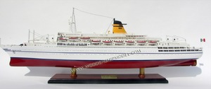 Modèle de bateau en bois Galileo Galilei, cadeau artisanal original - Product Image 3