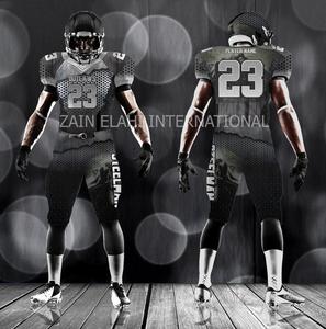 Maqueta gratis uniforme de fútbol americano aparejos de fútbol sarga más tamaño sublimación uniformes para adultos - Product Image 3