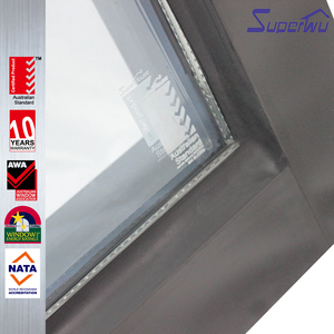 Fenêtres en <span class=keywords><strong>baie</strong></span> Superhouse à vendre, fenêtre en <span class=keywords><strong>baie</strong></span> grillagée avec aluminium européen, verre trempé coulissant, alliage d'aluminium, fibre <span class=keywords><strong>de</strong></span> verre, 10 ans - Product Image 5