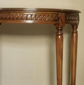 Mueble clásico de caoba Indonesia-mueble francés Mesa consola 109D - Product Image 4