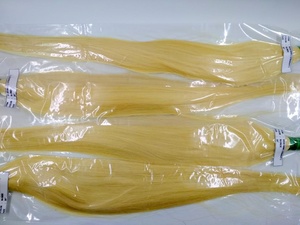 Shevan — perruque naturelle lisse Blonde, cheveux Remy, couleur pure, sans synthétique - Product Image 4