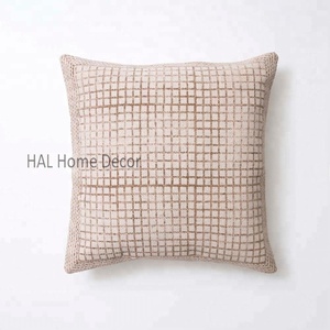 Avigers — housse de coussin de styliste indien, taie d'oreiller avec impression personnalisée, 50x50, vente en gros - Product Image 1