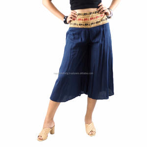 NAPAT Plus Size <b>Women's</b> Clothing Half Pants Woven Waist Solid <b>Baggy</b> <b>Woman</b> <b>Trousers</b> for Summer - Product Image 5