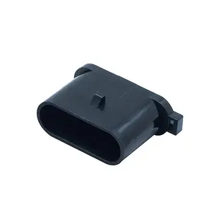 new type 4 pin waterproof plastic connector rubber housing auto dust cover