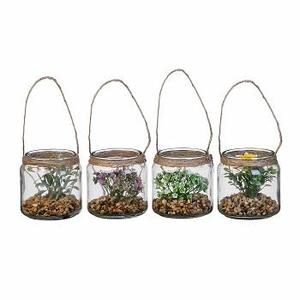 Bougeoir à bougie chauffe-plat en verre de Style INS rose avec poignée en corde Bougeoir à pot votif décoratif pour la maison Caractéristiques vides Type de couvercle - Product Image 4