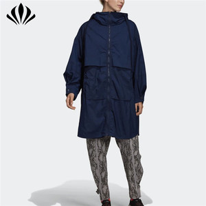 Áo khoác thể thao dài cổ cao chất liệu <span class=keywords><strong>nylon</strong></span> 100% dáng rộng dành cho nữ - Product Image 4