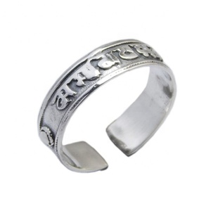 เครื่องประดับเงินสเตอร์ลิง925ทึบสวยทำด้วยมือแหวนเรียบนิรันดร์เครื่องประดับเงินแฟชั่นสำหรับผู้หญิง - Product Image 1