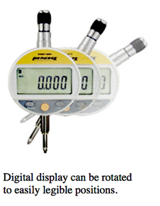 Jauge numérique PEACOCK DGN-255, type sans fil, plage de mesure 25 mm, haute précision japonaise, compacte et à longue course, affichage LCD - Product Image 2