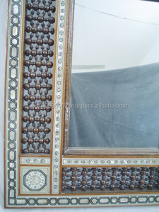 W55 <span class=keywords><strong>Antique</strong></span> Sinh Sản Mẹ Của Ngọc Trai Bằng Gỗ Mantle/Gương Khung - Product Image 5