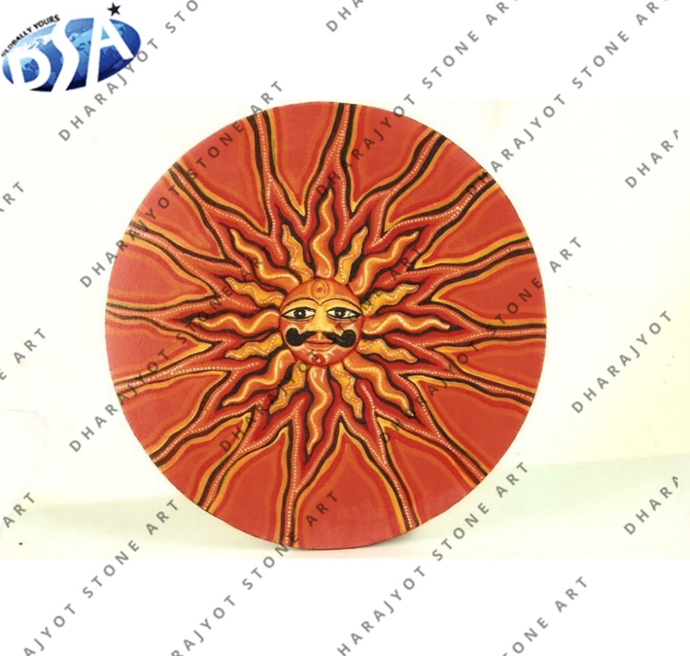 Красный камень из хлопка, круглая настенная подвеска, Терракотовая рыба, Настенная подвесная Терракотовая настенная дверь