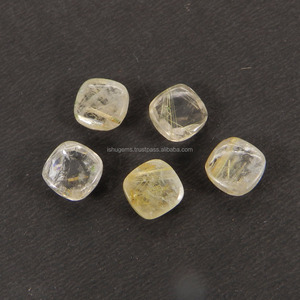 พลอยควอตซ์สีทองธรรมชาติขนาด8x8มม. 2.70แผ่นรองโรสโกลด์ทรงหลวมประเภทสินค้า IG9157 - Product Image 2