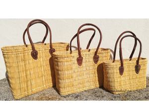 Sac de plage en paille de style marocain, sac de vente en gros, tissé à la main - Product Image 1