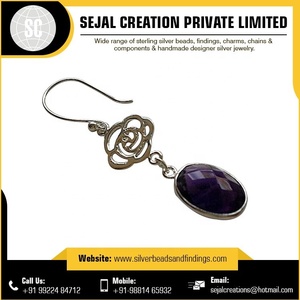 Gemstone <b>Earring</b> Supplier | <b>Top</b> Quality Silver Gemstone <b>Earring</b> Wholesale - Product Image 4