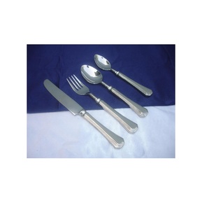 Vantage Premium Fancy Luxury Modern Hot Acero inoxidable Martillado Cuchara para servir Juego de cena Juego de cubiertos para servidor de mesa de comedor - Product Image 3