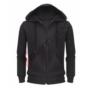 Último estilo 100% sudaderas con capucha de algodón para hombres Ajuste regular Patrón sólido Diseño forrado Característica antiarrugas en venta - Product Image 2