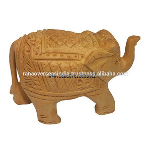 Escultura de Elefante de Madera Hecha a Mano, Estatuilla de Elefante PARA LA Oficina, Hotel, Restaurante, Decoración de Escritorio - Product Image 3
