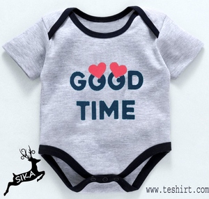 Vêtements pour bébés Tirupur, barboteuse blanche unie 100% coton à manches courtes, vente en gros, fabricant en Inde - Product Image 3