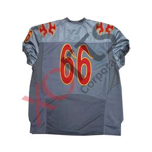 Superbe uniforme court de football américain pour jeunes hommes de l'équipe personnalisée Offre Spéciale maillot de sublimation respirant à bas prix de haute qualité - Product Image 1