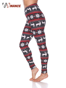 ขายส่ง92% โพลีเอสเตอร์8% แปนเด็กซ์มาใหม่ที่กำหนดเองระเหิดพิมพ์เลกกิ้งคริสต์มาส - Product Image 4