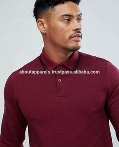 Polo de algodón 100% a granel al por mayor para adultos, diseño personalizado a rayas, característica transpirable, cuello redondo, manga corta, trabajo de verano, Golf - Product Image 3