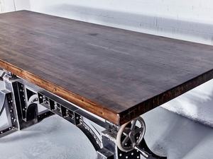 Mesa de Comedor Industrial Vintage con Mecanismo de Puente y Construcción Metálica - Product Image 3