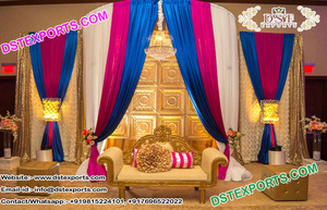 Convencionales de boda escenario diseñador indio decoración de escena de hermosa boda bodas etapas Decoración - Product Image 3