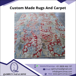 พรมในบ้านสี่เหลี่ยมถักด้วยมือสไตล์โมเดิร์นผ้าขนสัตว์100% รูปพายน่ารักซักได้หรูหรา5ดาวโรงแรมฮาโลวีน - Product Image 2