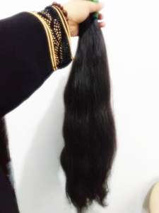 Cheveux lisses Offre Spéciale naturels REMY, cheveux humains sans traitement, vrac - Product Image 5