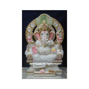 รูปปั้นหินอ่อนพระพิฆเนศ - Product Image 1