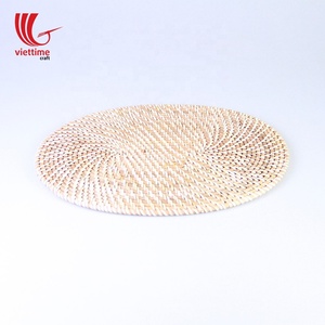 Napperon en rotin de style Vintage de haute qualité, chargeur de salle à manger en rotin fabriqué au Vietnam - Product Image 6