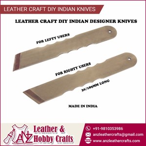 High Quality Steel Indian <b>Knife</b> for Leather <b>Crafting</b> and Cutting Premium Leather Cutter Wholesale - Product Image 2