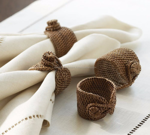 Anneaux de serviette en rotin de style spécial de très haute qualité en gros, provenant du meilleur fournisseur du Vietnam, contactez-nous pour le meilleur prix - Product Image 4