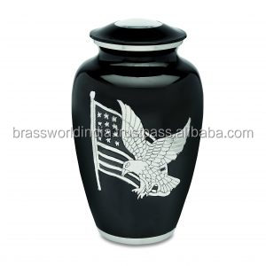 แม่ของงานศพมุกทองเหลืองโกศโดย Brassworld อินเดียอุปกรณ์งานศพ - Product Image 2