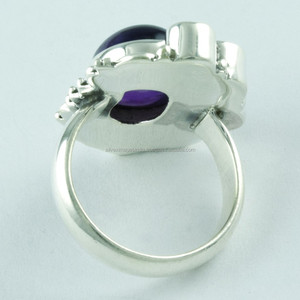 Bague en argent Sterling 925 fait à la main, multi-pierres, Look Royal, vente en gros, inde - Product Image 4