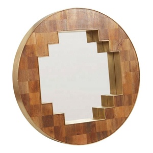 Fabricant fiable de la dernière conception de décoration intérieure de qualité supérieure Miroir mural en bois élégant - Product Image 3