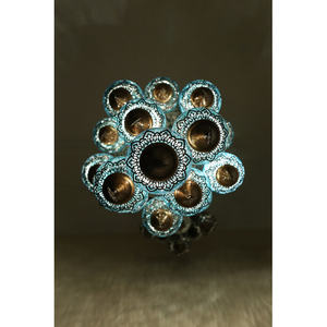 Lustres à économie d'énergie de conception ottomane en édition de couleur antique turque élégante avec 15 verres - Product Image 2