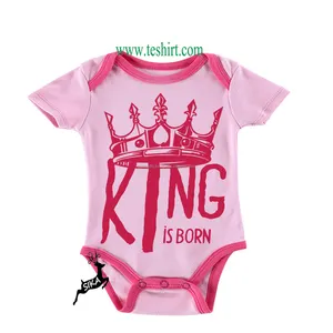 Barboteuse pour bébé 100% coton biologique Imprimé Mode Bébés Tout-petits Groupe d'âge Fermeture à bouton pression Barboteuse pour fille - Product Image 1