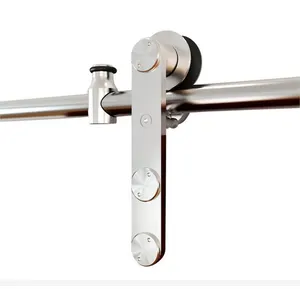 TYS2512V Stainless steel Furniture Accessories Sliding Door Hardware Used for Interior Doors Shower Room with Stainless Steel