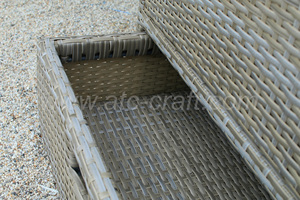 Muebles de mimbre de PE modernos, armario de jardín con maceta para comedor, Hotel, sala de estar, cocina, decoración excepcional para el hogar - Product Image 6