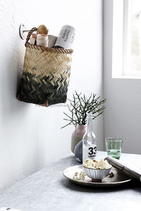 Cesta de Mimbre de Bambú Artesanal/Cesta de Almacenamiento de Bambú Hecha por Artesanos en Vietnam - Product Image 2