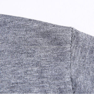 เสื้อสเวตเตอร์สวมหัวแบบลำลองสำหรับผู้ชายเสื้อสเวตเตอร์คอกลมสีพื้นไซส์ใหญ่ป้องกันการหดตัวผ้าวิสคอตตอนสำหรับผู้ใหญ่ - Product Image 4