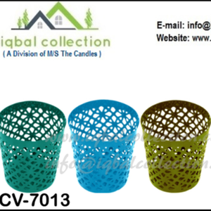 Porte-bougie votif en métal plaqué couleur - Product Image 1