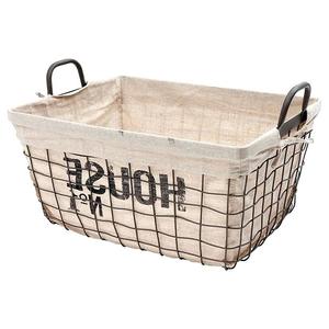 Cesto de Ropa de Alambre de Hierro Hecho a Mano, Diseño Redondo Moderno, Construcción de Calibre Grueso, Estilo Better Homes & Gardens - Product Image 1