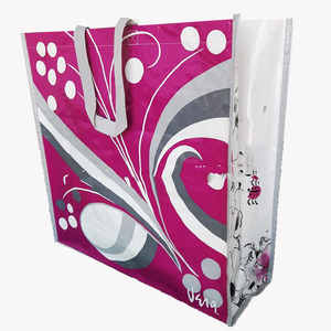 Bolsa de Compras de PP Tejido con Asas de Tela de PP, Construcción con Ribete en U, Tamaño y Color Personalizables, Uso Cómodo, Diseño Atractivo - Product Image 4