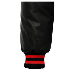 2025 diseño personalizado de alta calidad al por mayor bombardero azul cuerpo lana blanco manga de cuero Varsity chaquetas universitarias - Product Image 6