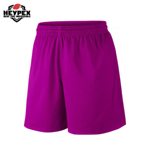 Pantalones cortos deportivos informales de cintura alta para hombre, cintura elástica, transpirable, de punto, poliéster, teñido liso, gran oferta, pantalones cortos de talla grande - Product Image 3